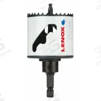 LENOX Hole Saw: 2 in Saw Dia., 4/5 Teeth per Inch, 1 7/8 in Max. Cutting Dp, Bi-Metal (MPN 1772779). Key specifications — attr1098070: 4/5; attr1098087: LENOX.