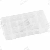 FLAMBEAU Compartment Box: 4 1/8 in x 7 in x 1 1/2 in, Clear, Not Electrostatic Discharge Conductive (MPN T2003). Key specifications — ESD Conductive: Not Electrostatic Discharge Conductive; Color: Clear; Compartment WxD: (3) 6-11/16 in x 1-1/16 in; Brand: FLAMBEAU; Material: Plastic.