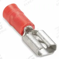 STA-KON Wire Disconnect: Female Socket, Yellow, Vinyl, Partial Coverage, 22 AWG – 18 AWG Wire Size (MPN 18RAD-183). Key specifications — attr1307035: STA-KON; attr1307036: 18RAD-183.