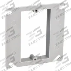 CANTEX Plaster Ring: 1/2 in Riser, 1/2 in Raised Ht, PVC, 0.6 in Overall Lg, 2.19 in Overall Wd (MPN EZ03SXAR). Key specifications — Brand: CANTEX; Material: PVC; Cover Design: 1/2 in Riser.