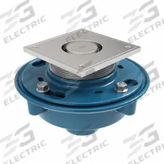 ZURN Floor Drain: Square, Cast Iron, 8 3/8 in Overall Dia, 7 1/8 in Overall Ht, Radial, LD (MPN ZN415-2NL-5LRS). Key specifications — Brand: ZURN; Connection Type: Push On.