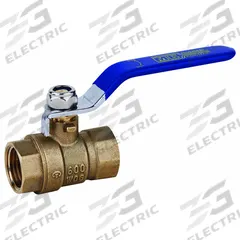 APPROVED VENDOR Manual Two-Way Ball Valve: 3 in, Brass, Straight, FNPT x FNPT, Full Port Ball Port (MPN G-F600-300). Key specifications — Brand: APPROVED VENDOR; Handle: Lever.