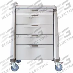 CAPSA HEALTHCARE Procedure Treatment Cart: Polymer, (1) Swivel with Brake/(3) Swivel, Cream, Cream (MPN AM-PT-STD-ELOK). Key specifications — Material: Polymer; Drawer Color: Cream; Brand: CAPSA HEALTHCARE; Caster/Wheel Configuration: (3) Swivel; Cabinet Color: Cream.