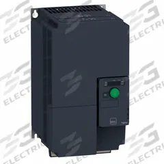 SCHNEIDER Variable Frequency Drive: In Phase Three, Out Phase Three, 15 hp, IP21, No Bypass, Compact (MPN ATV320D11M3C). Key specifications — Style: Compact; Color: Black/Blue/Gray; Output Phase: Three.