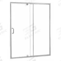 FOREMOST Shower Door and Panel: 42 in Min. Door Wd, 48 in Max. Door Wd, 69 in Overall Ht, Frameless (MPN CVDP4869-CL-SV). Key specifications — Brand: FOREMOST.
