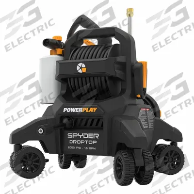 POWERPLAY Electric Pressure Washer: Cart, 120 V – Single-Phase, 2,050 psi - Cold Water Pressure Washers