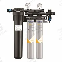EVERPURE Water Filtration System: 5 micron, 5 gpm, 50,000 gal, 25 1/4 in Overall Ht (MPN EV932782). Key specifications — Connection Type: NPT; Filter Media: Carbon; Reduces: Chlorine Taste; Brand: EVERPURE.