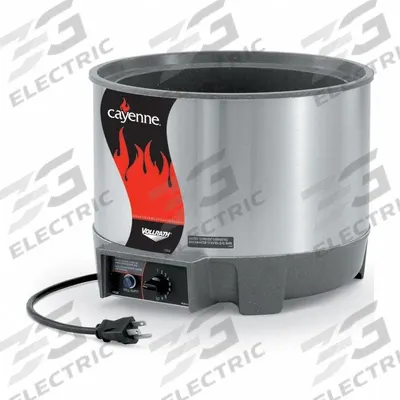 VOLLRATH Food Rethermalizer: 11 qt Capacity, 800 W Watt, Black/Silver, 9 5/8 in Overall Ht - Food Warmers