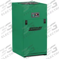 SPEEDAIRE Refrigerated Air Dryer: ISO Class 6, 20 cfm, 115V AC, 3/4 in NPT, 50°F Dew Point, 0.67 kW (MPN 55EY08). Key specifications — attr109787: 115V AC; attr109807: HITN; attr109762: SPEEDAIRE.