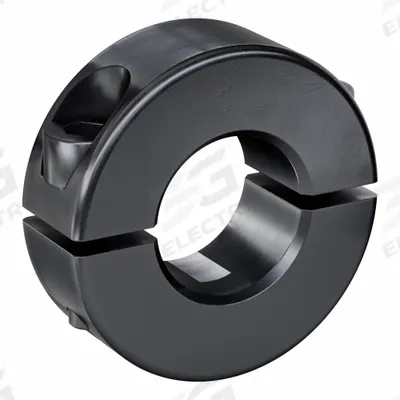 RULAND MANUFACTURING Shaft Collar: 2-Piece, Metric, Round, Clamp-On, 17 mm Bore Dia - Steel Shaft Collars