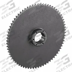 TSUBAKI Sprocket: For 60 Chain, 72 Teeth, 17.195 in Pitch Dia, 17.628 in Outside Dia, Steel (MPN 60Q72). Key specifications — Brand: TSUBAKI; Required Bushing Series: Q1.