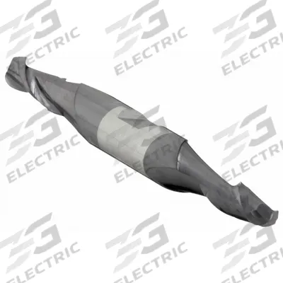 CLEVELAND Ball End Mill: Carbide, TiAlN Coated, Double End, 2 Flute, 7/16" Mill Dia - Double-End Carbide Ball End Mills