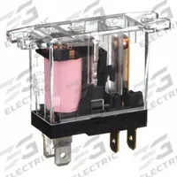 OMRON Flange Mount Relay: Surface (Top Flange) Mounted, 10 A Current Rating, 120V AC, SPST-NO (MPN G2R-1A-T-AC120). Key specifications — Brand: OMRON; Base Type: Square; Mounting Style: Top Flange; Electrical Connection: Quick-Connect; Manufacturer Part Number: G2R-1A-T-AC120; Operating Current: 10 A at 250V AC (Resistive Load); Series: G2R Power Series.