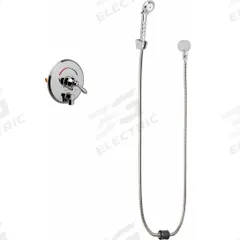 CHICAGO FAUCETS Shower Faucet: SH-TP, 2.5 gpm Handheld Showerhead Flow Rate, Plastic, 1 Handles (MPN SH-TP4-00-020). Key specifications — Showerhead Material: Plastic; Series: SH-TP.