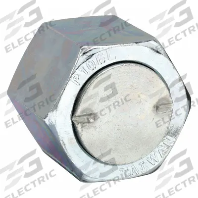 PARKER Compression Fitting Cap: 1 in OD Size, 1 7/16"-12 Thread Size, O-Ring Face Seal - O-Ring Face Seal Steel Compression Fittings