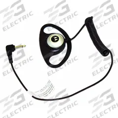MOTOROLA Listen-Only Earpiece: Fits Motorola, D-Ring, Black, 3.5 mm Std (MPN PMLN4620B). Key specifications — Connector Type: 3.5 mm Standard; Compatible Radio Series: XPR 7000e; Push To Talk: No; Manufacturer Part Number: PMLN4620B; Brand: MOTOROLA.