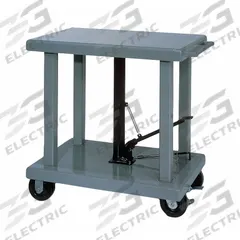 WESCO Lift Table: Not Powered, 2,000 lb Load Capacity, 36 in L x 24 in W, 59 in Max Lifting Ht (MPN 260064). Key specifications — Platform Material: Steel; Brand: WESCO.