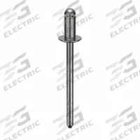 Blind Rivet,1 3/5" L,0.156" dia,PK500: Inch, 1 19/32 in Overall Lg, 19/64 in Body Lg, Dome, 500 PK (MPN U34130.015.0052). Key specifications — Brand: APPROVED VENDOR.