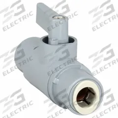 APPROVED VENDOR Manual Two-Way Ball Valve: 3/8 in, PVC, Straight, Push x Push, Full Port Ball Port (MPN 6886290). Key specifications — Brand: APPROVED VENDOR; Handle: Wedge.