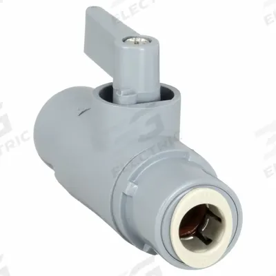 APPROVED VENDOR Manual Two-Way Ball Valve: 3/8 in, PVC, Straight, Push x Push - PVC Ball Valves
