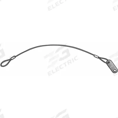 ITW BEE LEITZKE Tool Lanyard: Stainless Steel, 12 in Overall Lg, 3/4 in Loop 1 Size, Nylon - Lanyards