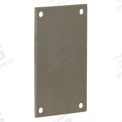 WIEGMANN Back Panel: Back Panel Panel, 12 in Overall Ht, 10 in Overall Wd, Aluminum - Interior Mounting Panels