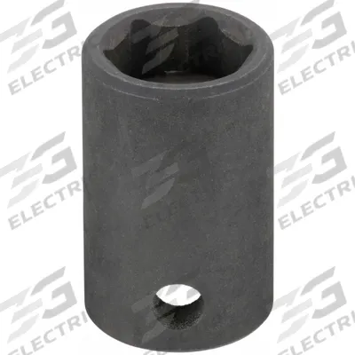 WESTWARD Impact Socket: 3/8 in Drive Size, SAE, 9/16 in Socket Size, 6-Point, Std - 3/8" Drive Impact Sockets