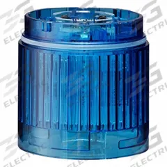 PATLITE Tower Light Module: Steady, 24V DC, Blue, 50 mm Overall Dia, 40 mm Overall Ht, LR5, LR5-E-B. Key specifications — Brand: PATLITE; Compatible with Series: LR5; Lens Color: Blue; Operating Voltage: 24V DC; Manufacturer Part Number: LR5-E-B.