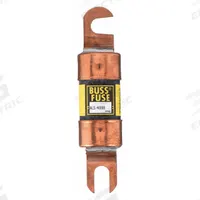 BUSSMANN Forklift Limiter Fuse: ALS Series, Bolt-On, Gen Purpose, 400 A, 48 V DC, Non-Indicating (MPN ALS-400B). Key specifications — Brand: BUSSMANN; Series: ALS.