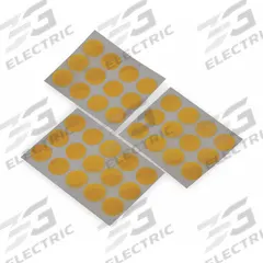 TAPECASE Film Tape: Disc, 1 in Dia, 2.5 mil Thick, Polyimide Film, Silicone, Brown, 50 PK (MPN 16U720). Key specifications — Series: KD.