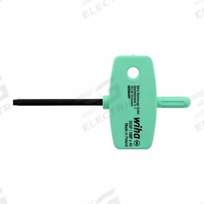WIHA Torx and Torx Plus Keys: 10 Tips, Torx Plus, IP10 Tip Size, Black Oxide - Rapid-Twist Torx & Torx Plus Keys