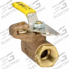 APOLLO Manual Two-Way Ball Valve: 1/2 in, Bronze, Straight, FNPT x FNPT, 600 psi Max. Pressure (CWP) (MPN 75-103-41). Key specifications — Brand: APOLLO; Handle: Locking Lever.