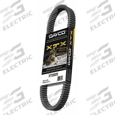 DAYCO Automotive Drive Belt: V-Belt, XTX, Cogged Belt, 28° Angle, 21/32 in Thick - XTX Series Cogged V-Belts