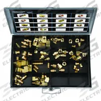 APPROVED VENDOR Pipe Fitting Kit: Class 150, 1,200 psi, C36000/C38500 Brass, 70 Pieces (MPN 6AZF6). Key specifications — Maximum Operating Pressure: 1,200 psi; Includes: (5) 1/4 in Female Tees.
