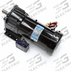LEESON AC Gearmotor: Parallel, Single Output Shaft, Keyed, PSC, TEFC, 60 RPM, 157 in-lb Max Torque (MPN M1145033.00). Key specifications — Inverter Rated: No; Brand: LEESON; Full Load Current: 2.1/1.1 A.