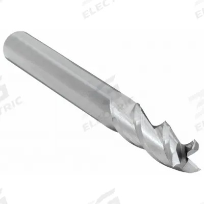CLEVELAND Square End Mill: Carbide, 3 Flute, 7/16" Mill Dia, 9/16" LOC, 2-1/2" OAL (MPN C60631) - Carbide Square End Mills for Aluminum