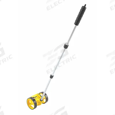 ROLATAPE Measuring Wheel: 100,000 ft Range, Adj Handle Handle, Spoked Single Wheel - Mechanical Indoor Measuring Wheels