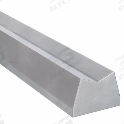 THOMSON Linear Shaft Support Rail: 1/2 in Shaft Dia, 24 in Lg, Black Oxide - Low Profile Linear Shaft Support Rails