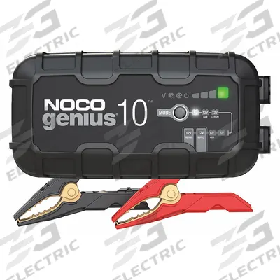 NOCO Battery Charger: Charging/Maintaining, Auto, Auto On/Off, 8.8 ft Cable Lg - Handheld Portable Battery Chargers
