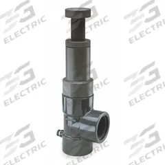 HAYWARD Adjustable Relief Valve: PVC, EPDM, 1/2 in x 1/2 in, FNPT x FNPT, 40°F to 150 psi (MPN RV1050TE). Key specifications — Brand: HAYWARD.