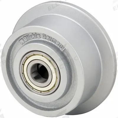 APPROVED VENDOR Track Wheel: 3 7/8 in Wheel Dia., 1 7/8 in Wheel Wd, 1,760 lb Load Capacity - Single-Flange Track Wheels