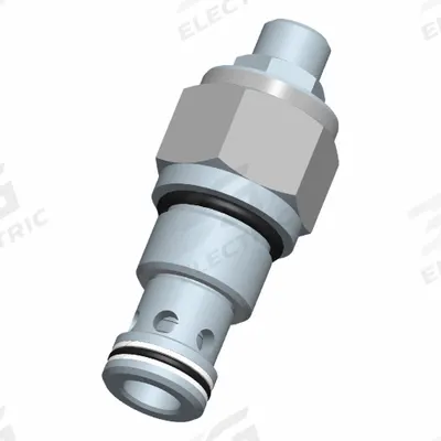 BUCHER HYDRAULICS Cartridge Valve: Screw-In, Screwdriver Adjustment, C12-20 Valve Cavity Size - Pressure Control Cartridge Valves