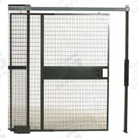 WIRECRAFTERS Sliding Door: 8 1/2 ft H x 3 3/8 ft W x 2 in D, Gray, Enamel/Powder-Coated (MPN SD388). Key specifications — Finish: Enamel; Material: Steel; Mounting Orientation: Left; Includes Mounting Hardware: Yes; Brand: WIRECRAFTERS.