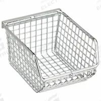 QUANTUM STORAGE SYSTEMS Hang and Stack Bin: 4 1/4 in x 5 1/4 in x 3 in, Silver, 240 lb Load Capacity (MPN QMB510C). Key specifications — Electrostatic Discharge: Not Electrostatic Discharge Conductive; Brand: QUANTUM STORAGE SYSTEMS; % Recycled Content: 0%.
