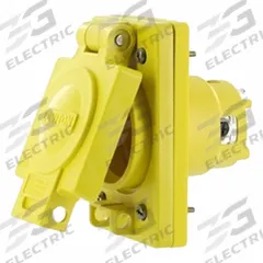 LEVITON Locking Single Outlet: 30 A, 480V AC, L16-30R (MPN 99W76-S). Key specifications — attr952388: LEVITON; attr981144: No; attr981149: Valox; attr981159: 12.