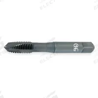 OSG Spiral Point Tap: M8x1.25 Metric, D5 / 4H-6H, 3 Flute, Plug Chamfer, V Coated Powdered Metal (MPN 1702608). Key specifications — attr1299616: D5 / 4H-6H.