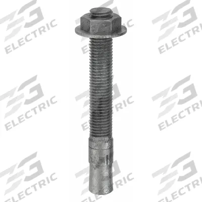 MKT FASTENING Wedge Anchor: 6 1/4 in Overall Lg, 3/4 in Dia, 3/4"-10 Thread Size, Steel - Steel Wedge Anchors