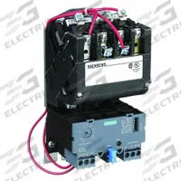 SIEMENS NEMA Magnetic Motor Starter: Non-Reversing, 3 Poles, NEMA Size 1, 27 A (MPN 14DUD32AA). Key specifications — Brand: SIEMENS; Auxiliary Contact Form: 1NO; Coil Voltage: 110-120/220-240V AC; Phase: Three; Terminal Connection Type: Screw Terminals; Auxiliary Contacts Included: 1NO; Signaling Features: Pilot Light; Thermal Units Required: None (Not Applicable to Electronic Overloads).