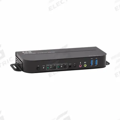 EATON TRIPP LITE Swtich: USB Port, (3) DisplayPort Female, (6) 3.5 mm Female - Wall- and Desk-Mount KVM Switches