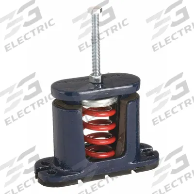 MASON Floor-Mount Vibration Isolator: Spring, 510 lb Capacity, 4 1/2 in Ht, 2 1/8 in Wd - Spring-Style Floor-Mount Vibration Isolators